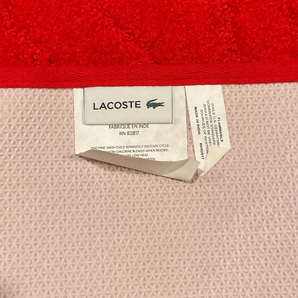 Lacoste Red Rug
